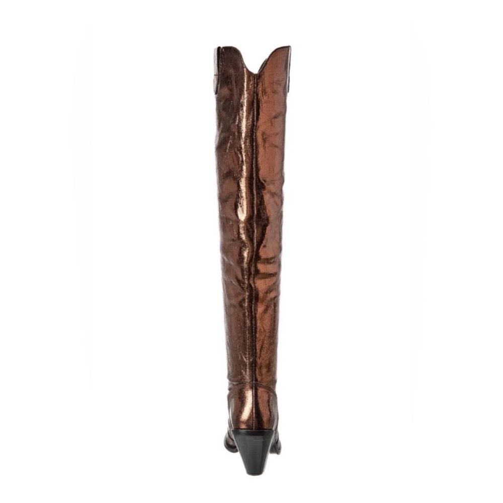 🆕 Free People Triple Crown Over-the-Knee Slouch Boots - Picture 5 of 16
